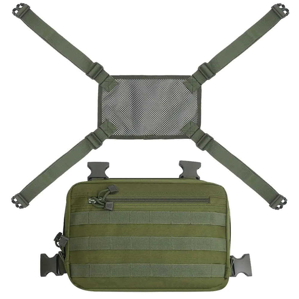 Tactical Outdoor Mesh Chest Bag - Practical & Breathable