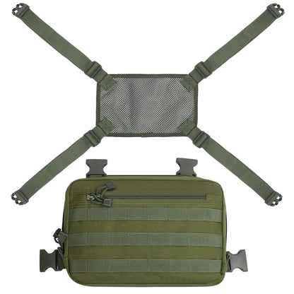 Tactical Outdoor Mesh Chest Bag - Practical & Breathable